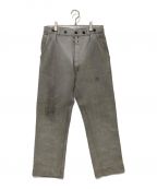 France Vintageフランスヴィンテージ）の古着「Cotton Pique Trousers」｜ベージュ