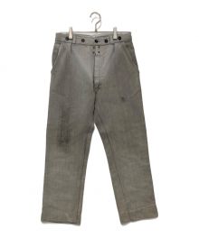 France Vintage（フランスヴィンテージ）の古着「Cotton Pique Trousers」｜ベージュ