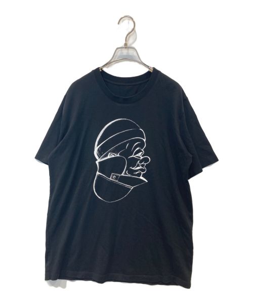 MM6 Maison Margiela（エムエムシックス メゾンマルジェラ）MM6 Maison Margiela (エムエムシックス メゾンマルジェラ) プリントTシャツ ブラック サイズ:Mの古着・服飾アイテム