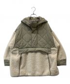 moussyマウジー）の古着「COMBINATION HOOD プルオーバー」｜ベージュ