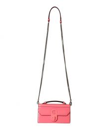 Christian Louboutin（クリスチャン・ルブタン）の古着「Elisa Baguette Bag Patent Small」｜ピンク