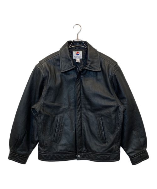 PEPSI（ペプシ）PEPSI (ペプシ) レザージャケット ブラック サイズ:Mの古着・服飾アイテム