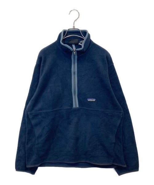 Patagonia SYNCHILLA（パタゴニア シンチラ）Patagonia SYNCHILLA (パタゴニア シンチラ) ハーフジップ フリース ジャケット ネイビー サイズ:Mの古着・服飾アイテム