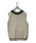 FRED PERRY (フレッドペリー) Striped Trim V-Neck Tank ベージュ サイズ:L：5000円