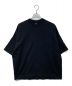 MARKA（マーカ）の古着「RECYCLE SUVIN ORGANIC COTTON KNIT FOOTBALL TEE WIDE」｜ブラック