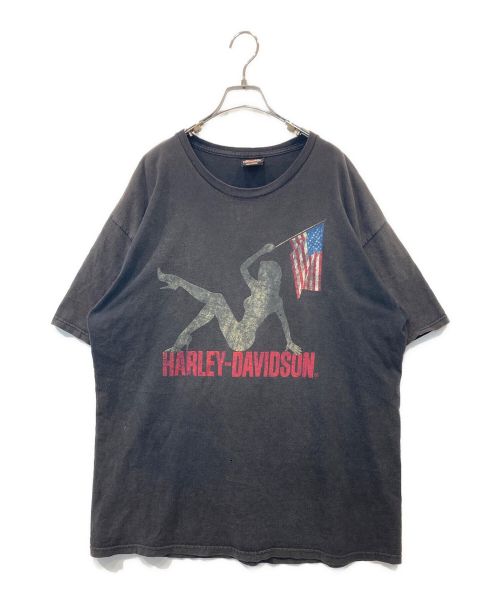 HARLEY-DAVIDSON（ハーレーダビッドソン）HARLEY-DAVIDSON (ハーレーダビッドソン) プリントTシャツ ブラック サイズ:XLの古着・服飾アイテム