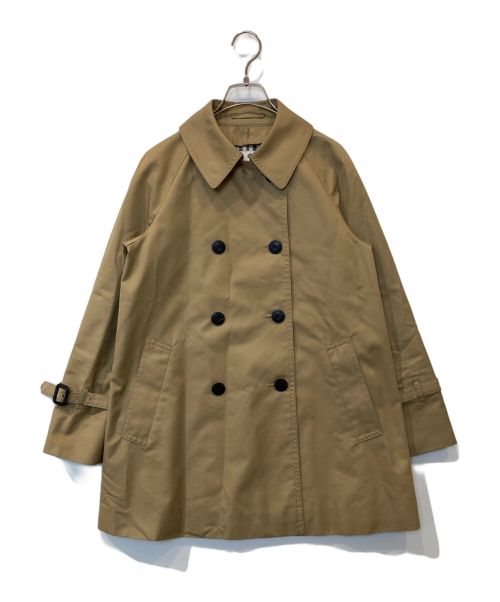 Aquascutum（アクアスキュータム）Aquascutum (アクアスキュータム) ショートトレンチコート ブラウン サイズ:Mの古着・服飾アイテム