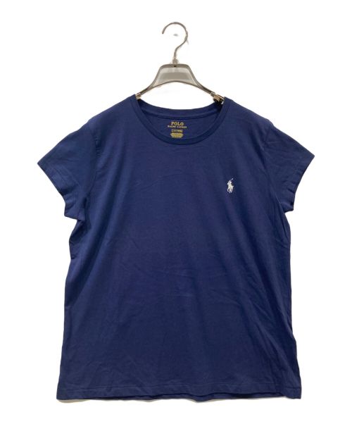 POLO RALPH LAUREN（ポロ・ラルフローレン）POLO RALPH LAUREN (ポロ・ラルフローレン) ワンポイントロゴカットソー ネイビー サイズ:Lの古着・服飾アイテム