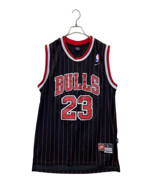 NIKE（ナイキ）NIKE (ナイキ) Chicago BULLS ゲームシャツ レッド×ブラック サイズ:Lの古着・服飾アイテム