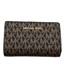 MICHAEL KORS（マイケルコース）の古着「MKロゴ財布」｜ブラウン