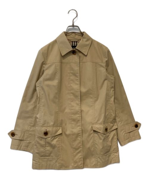 BURBERRY LONDON（バーバリーロンドン）BURBERRY LONDON (バーバリーロンドン) ステンカラーショートコート ベージュ サイズ:40の古着・服飾アイテム