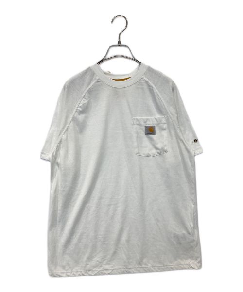 CarHartt（カーハート）CarHartt (カーハート) ポケットTシャツ ホワイト サイズ:S 未使用品の古着・服飾アイテム