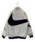 NIKE (ナイキ) BIG SWOOSH BOA JACKET ホワイト×ネイビー サイズ:L：6000円