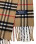 Burberry's (バーバリーズ) カシミヤノバチェックマフラー ブラウン：6000円