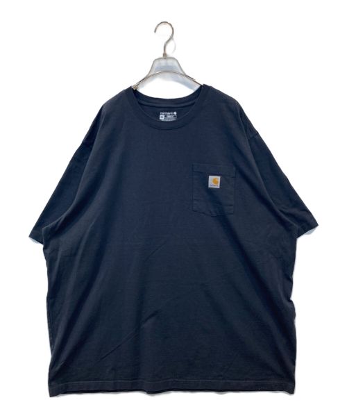 CarHartt（カーハート）CarHartt (カーハート) オーバサイズTシャツ ネイビー サイズ:3XLの古着・服飾アイテム