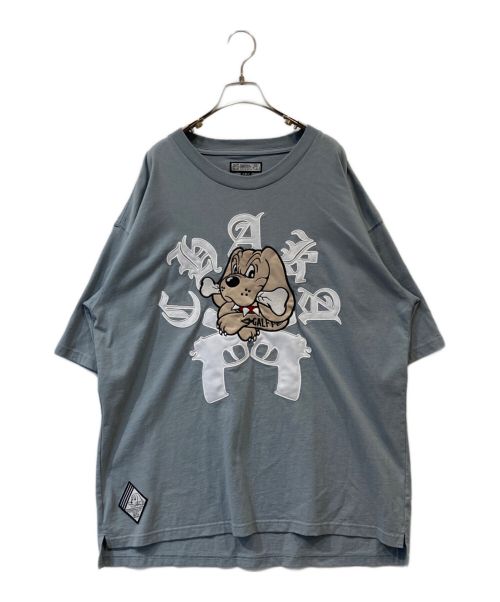 GALFY（ガルフィー）GALFY (ガルフィー) チャカパッチ Tee ブルー サイズ:XLの古着・服飾アイテム