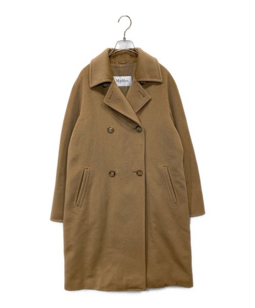 MaxMara（マックスマーラ）MaxMara (マックスマーラ) ダブルブレストロングコート ブラウン サイズ:40の古着・服飾アイテム