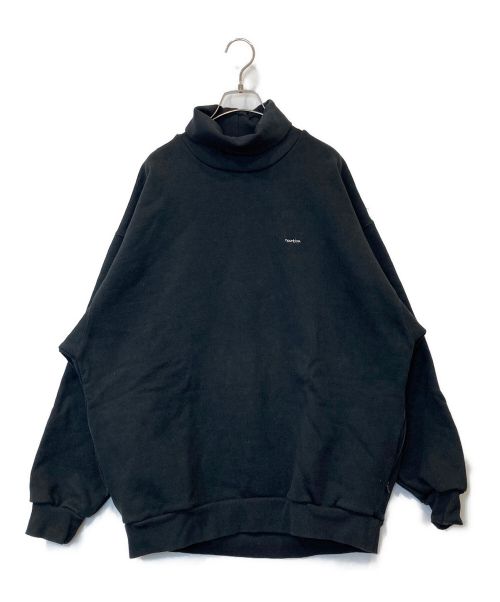 NAUTICA（ノーティカ）NAUTICA (ノーティカ) TOO HEAVY Fleece Turtle Neck Sweatshirt ブラック サイズ:XLの古着・服飾アイテム