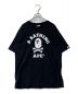 A BATHING APE（アベイシングエイプ）の古着「プリントTシャツ」｜ブラック