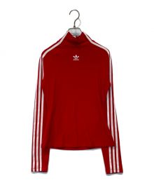 adidas（アディダス）の古着「ADILENIUM タイト 長袖トップ」｜レッド