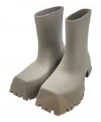 BALENCIAGAバレンシアガ）の古着「TROOPER RUBBER BOOT」｜グレー