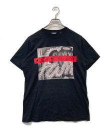 DIESEL（ディーゼル）の古着「プリントTシャツ」｜ブラック