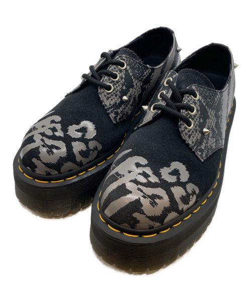 Dr.Martens（ドクターマーチン）Dr.Martens (ドクターマーチン) 1461 QUAD 3ホールシューズ ブラック サイズ:24の古着・服飾アイテム