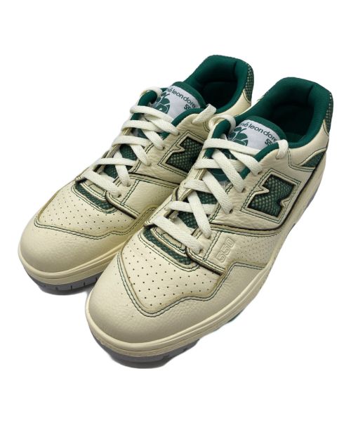 NEW BALANCE（ニューバランス）NEW BALANCE (ニューバランス) Aime Leon Dore (エメレオンドレ) 550 AY1 スニーカー グリーン×ベージュ サイズ:26.5cmの古着・服飾アイテム