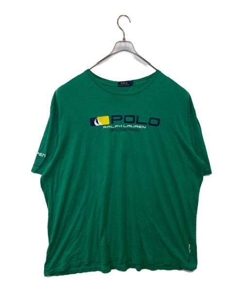 POLO RALPH LAUREN（ポロ・ラルフローレン）POLO RALPH LAUREN (ポロ・ラルフローレン) プリントTシャツ グリーン サイズ:3XLの古着・服飾アイテム