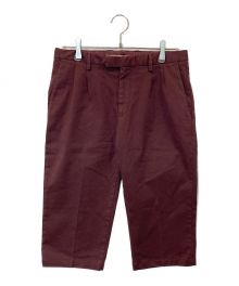 GERMANO（ジェルマーノ）の古着「2PLEATS STRETCH TWILL」｜ボルドー