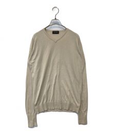 JOHN SMEDLEY（ジョンスメドレー）の古着「コットンニット」｜ベージュ