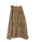 AMeLIE (アメリ) HOROSCOPE SHEER PLEATS SKIRT ブラウン サイズ:S：9000円