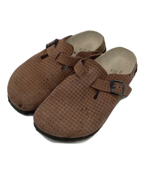 BIRKENSTOCK（ビルケンシュトック）BIRKENSTOCK (ビルケンシュトック) スウェードサンダル ブラウン サイズ:22.5cmの古着・服飾アイテム