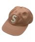 SUPREME（シュプリーム）の古着「Chenille s logo 6-panel Cap」｜ピンク