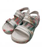 HUNTERハンター）の古着「W BLOOMALGAE MARBLE SANDAL」｜レッド