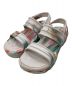 HUNTER（ハンター）の古着「W BLOOMALGAE MARBLE SANDAL」｜レッド