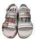 中古・古着 HUNTER (ハンター) W BLOOMALGAE MARBLE SANDAL レッド サイズ:UK 4W：3980円