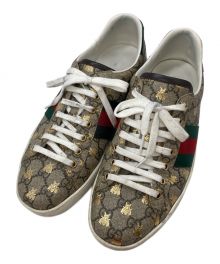 GUCCI（グッチ）の古着「GGスプリーム ローカットスニーカー」｜ベージュ