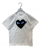 PLAY COMME des GARCONSプレイ コムデギャルソン）の古着「T-SHIRT WITH BLUE EYES 白」｜ホワイト