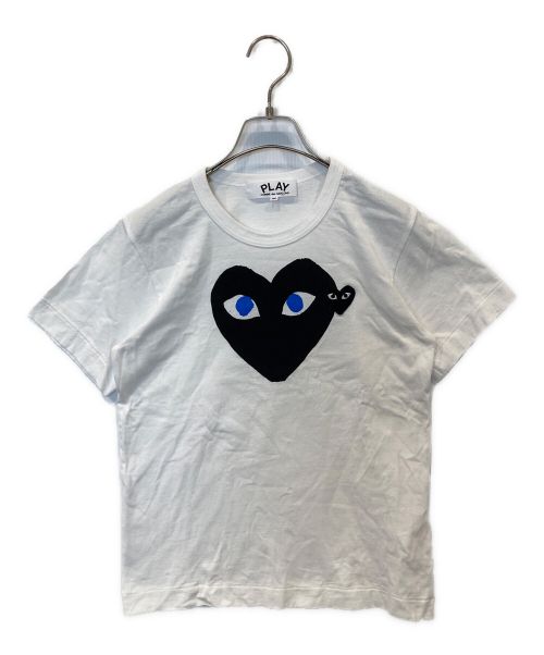 PLAY COMME des GARCONS（プレイ コムデギャルソン）PLAY COMME des GARCONS (プレイ コムデギャルソン) T-SHIRT WITH BLUE EYES 白 ホワイト サイズ:Mの古着・服飾アイテム