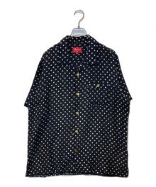 SUPREME（シュプリーム）の古着「Polka Dot Silk Shirt」｜ブラック