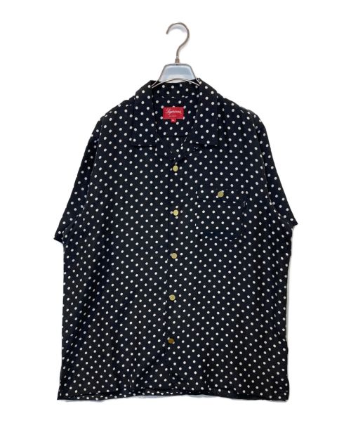 SUPREME（シュプリーム）SUPREME (シュプリーム) Polka Dot Silk Shirt ブラック サイズ:XLの古着・服飾アイテム