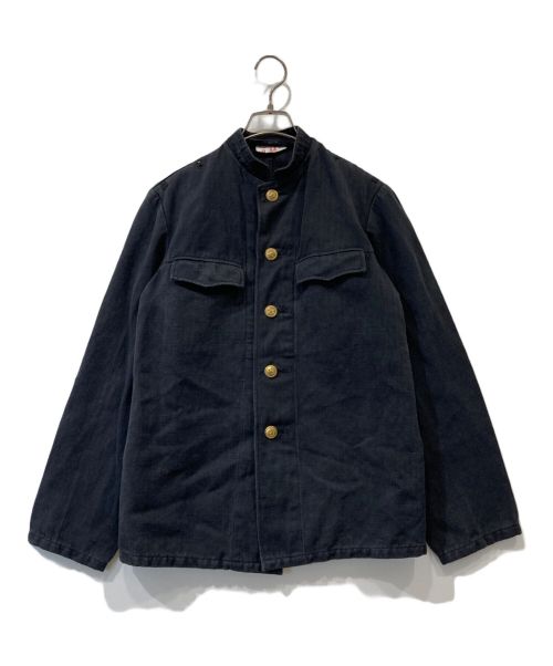 Vintage German（Vintage German）Vintage German (Vintage German) スタンドカラージャケット ブラック サイズ:44の古着・服飾アイテム