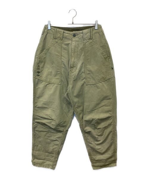 Liberaiders（リベレイダース）Liberaiders (リベレイダース) GARMENTDYED RIPSTOP SARROUEL PANTS カーキ サイズ:Sの古着・服飾アイテム