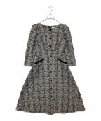 HER LIP TOハーリップトゥ）の古着「Classic Tweed Midi Dress」｜ブラック