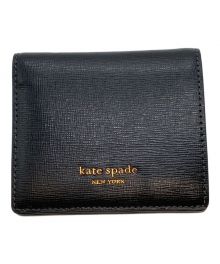 Kate Spade（ケイトスペード）の古着「2つ折り財布」｜ブラック