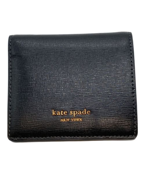 Kate Spade（ケイトスペード）Kate Spade (ケイトスペード) 2つ折り財布 ブラックの古着・服飾アイテム