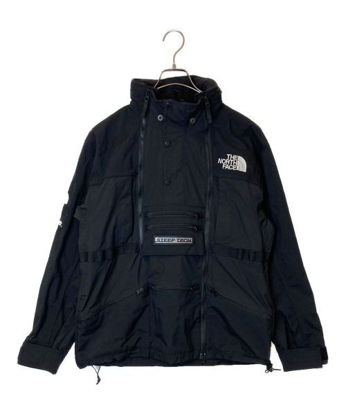 THE NORTH FACE（ザ ノース フェイス）THE NORTH FACE (ザ ノース フェイス) SUPREME (シュプリーム) STEEP TECH RAIN SHELL HOODED JACKET ブラック サイズ:Sの古着・服飾アイテム