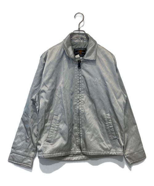 ALPHA（アルファ）ALPHA (アルファ) MP-TEX JACKET シルバー サイズ:38の古着・服飾アイテム