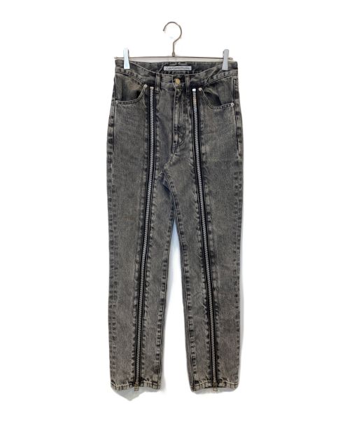 JOHN LAWRENCE SULLIVAN（ジョンローレンスサリバン）JOHN LAWRENCE SULLIVAN (ジョンローレンスサリバン) WASHED DENIM ZIPPED PANTS インディゴ サイズ:44の古着・服飾アイテム